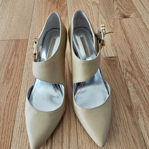 BCBG Heels with strap women size 6.5  M